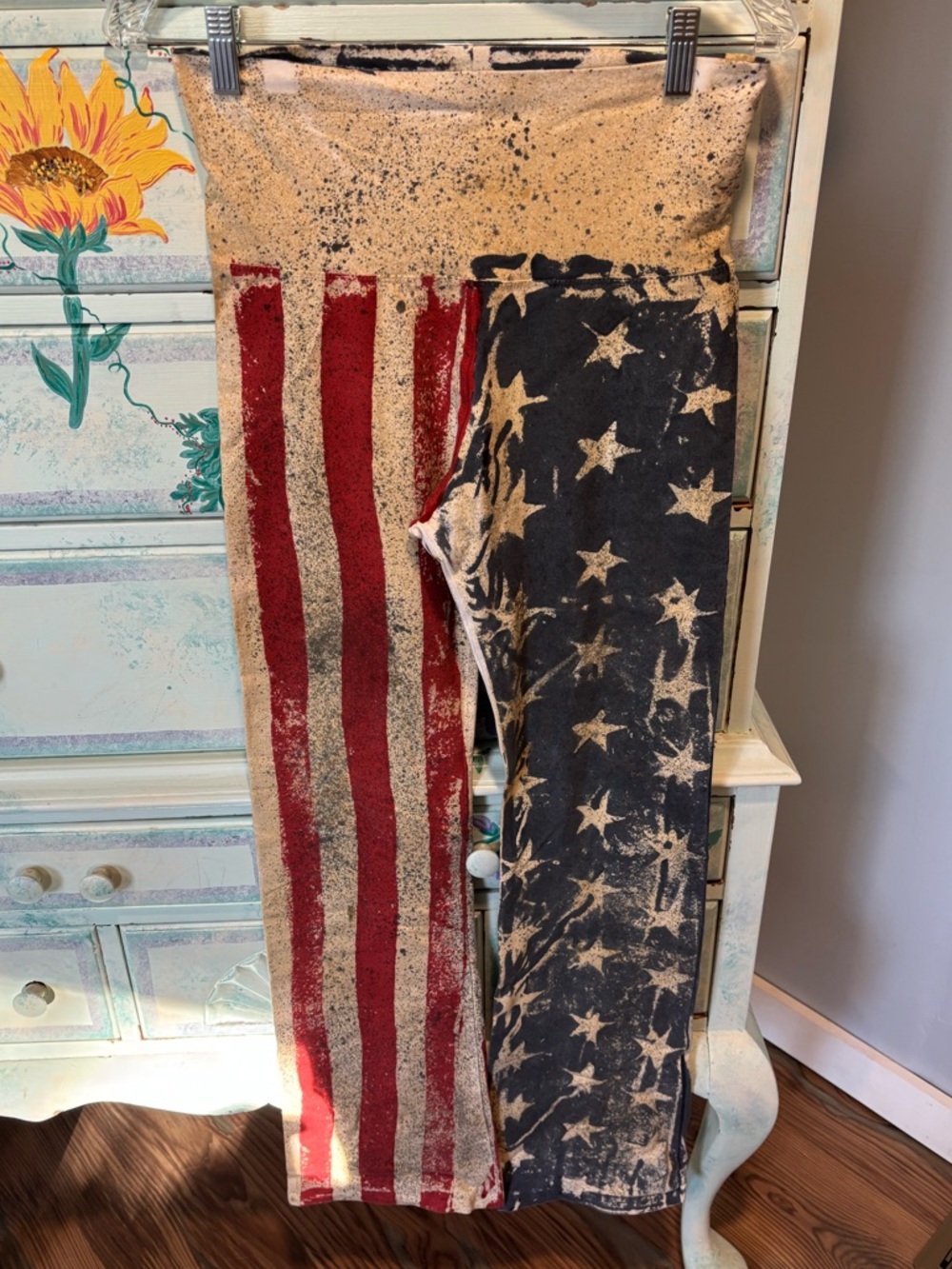 American Flag Print Lounge Pants